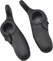 2Pcs Ergonomic Silicone Handlebar Ends Caps for Mountain and Road Bikes Black Slip Durable Bike Accessories