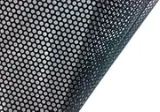 VViViD? One-Way Perforated Black Vinyl Privacy Window Film Adhesive Glass Wrap Roll (2ft x 48)