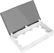 Kisangel 1PC Plate Cover Wall Guards 2- Slot Child Proof Light Outlet Wall Plate Protector for Child Safety Decor