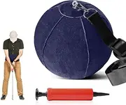 FINGER TEN Golf Smart Ball Training Aid Impact Inflatable Balls with Air Pump Adjustable Lanyard Assist Teaching Posture Correction Trainer Aids for Men Women Beginner Golfer