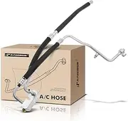 A-Premium A/C Manifold Suction and Discharge Hose Assembly Compatible with Ford Thunderbird 2002-2005 Lincoln LS 2000-2006 Jaguar S-Type 2000-2002