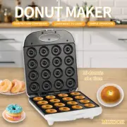 (EU Plug 220V)Mini Donut Maker 1400W 16 Holes SUS Aluminum Nonstick Electric