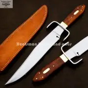 Custom Hand Forged Hell Belle's BOWIE Replica 4mm Sharp Swedge W/Coffin Handle