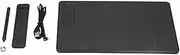 G12 Graphics Drawing Tablet with 8192 Levels Passive Pressure Sensitive Pen, 12 Shortcut Keys, for Paint, Design, Art Creation Sketch, Online Teaching