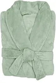[Bambury] Microplush Robe, Sage, Small/Medium