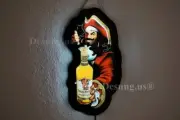 Captain Morgan Rum 2D LED 20" Neon Sign Lamp Light Hanging Nightlight Decor EY
