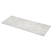 EKBACKEN worktop, light grey concrete effect/laminate, 246x2.8x90 cm