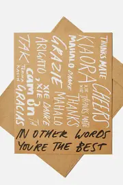 [Typo] Typo - THANK YOU LANGUAGES - Thankyou languages OSFA THANKYOU LANGUAGES