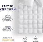 1000GSM Bamboo Fitted Pillowtop Mattress Topper Bed Pad Single Double Queen King