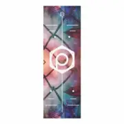 Between Two Worlds Colorful Foam Yoga Mat - Perasoul Studios Active Workout Gear