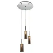Annie LED 3L Spiral Pendant Lights Smoke | Marden Designer