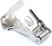 EKOCEV 10pcs Flat Metal Spring Clips Fixed Spring Lamp Holder Bracket, Spring Clip For Recessed Lighting (Color : FMLG-BJ5K-50)