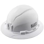 Klein Tools 60400 Hard Hat, Non-Vented, Full Brim Style, White
