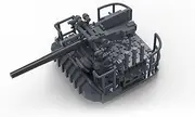 YZ700225 1/700 Model Upgrade Parts US Navy Pojedyncza Armata 5 In/38Kal.127mm Na Podstawie Mk32