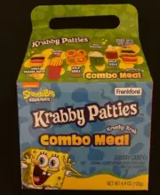 Nickelodeon Spongebob Krabby Patties Gummies COMBO MEAL BOX of Gummy Candy