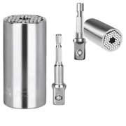 [2 Pack Set] Universal Socket Tools fits 7-19mm & 11-32mm (1/4 to 3/4''& 7/16...