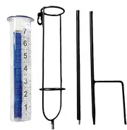 Générique Rain Gauge Outdoor, Adjustable Height Precipitation Monitor, Accurate Measuring Tool, 29.53x2.09in Large Clear Numbers, Portable Weather Instrument for Yard, Fence, Lawn, Farm