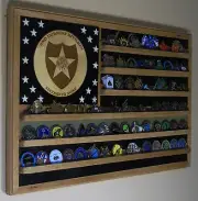 US ARMY 2ND INFANTRY DIVISION CHALLENGE COIN DISPLAY FLAG HARDWOOD FREE COIN