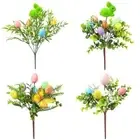Foam Easter Egg Bouquets Artificial Fake Plant Eggs Tree Branch Festival Party