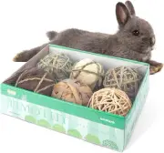 andwe Small Animals Play Balls Rolling Chew Toys & Gnawing Treats for Rabbits...