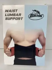 Adjustable Lumbar Support Lower Waist Back Belt Brace Pain Relief Men Women