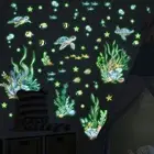 Luminous Marine Animal Wall Stickers for Kids Bedroom Glow in the Dark