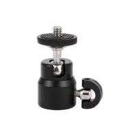 Mini 1/4" 360 Swivel Ball Head Screw Tripod DSLR Ballhead Stand For Camera B_ro