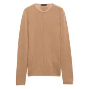 [Prada] Prada Cashmere Crew-neck Sweater 50 IT BROWN