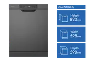Westinghouse Built Under Dishwasher- Dark Stainless Steel