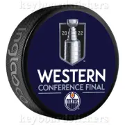 Edmonton Oilers 2022 Stanley Cup Playoffs Western Conference Final Hockey Puck