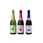 【七星】無酒精香檳汽泡飲750MLX12入/箱(白葡萄/紅葡萄/藍莓)-宅配免運