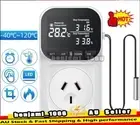 Digital Temperature Controller 2400W Thermostat Timer With Sensor 240V 10A