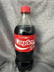 Share a Coke with Cayden 2025 Personalized Gift Coca~Cola Bottle 20oz