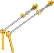 Cycle Quick Release Skewer, Ultralight Ti Alloy Cycle Quick Release Axle, Fracture Resistant Front Rear Wheel Hub Clip Lever for Cycling