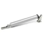 Simple Pneumatic Door Closer with Adjustable Closing Speed for Home Use-Silver
