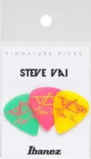 Ibanez B1000SVGPY Steve Vai Signature Guitar Pick Set Heavy 3pcs New