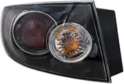 For 2007 2008 2009 Mazda 3 Rear Tail Light Driver Side MA2800136 For Sedan; Std Type; outer| BR5H-51-160C