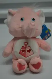 Care Bears Cousins Lotsa Heart Elephant 8" Plush 2004 NWT