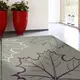 比利時進口時尚/美式/抽象/藝術/新現代歐風地毯-灰楓葉140x200cm