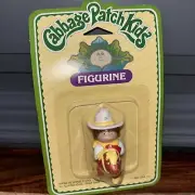 Vintage 1984 Cabbage Patch Kids MINI 2.5" PVC FIGURINE Dolls, Brown Hair CPK