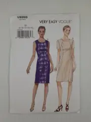 Vogue Sewing Pattern 8995 V8995 Misses Semi-fitted Dress Size 8-16 NEW
