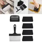 7x Griddle Cleaning Kit Griddle Spatula with Handle for BBQ Grill Camping