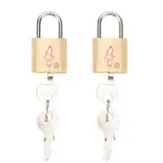 2 Pack Luggage Lock TSA Approved+Key Padlock, Travel Lock TSA Approved +Suitc...