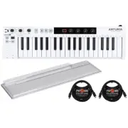 Arturia KeyStep 37-Key Controller Sequencer- MIDI Keyboard wHard Cover Bundle