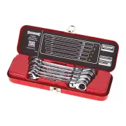 Sidchrome SCMT22204 - Flex Head Gear Wrench Set 5 Piece Metric