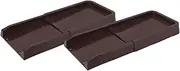 Rain Gutter Downspout Extension, Weather Proof PP Downspout Block, Easy Installation, Drainage Solution for Garden Foundation (Brown)
