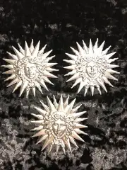 NEW 2(TWO) Medusa Head Decorative Metal Medalions