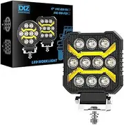 LED Work Lights For Truck - Waterproof 1700LM Fog Boat Lights - Waterproof Multipurpose Flood Lamp For Automotive Repair Accents