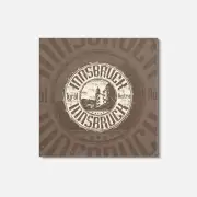 Innsbruck City Tyrol Austria Grunge Travel 4'' X 4'' Square Wooden Coaster