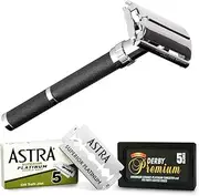 Parker Astra-Derby Razor and Razor Blades 96R - 1 Pack of 2